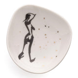 Six porcelain saucers - Women in space 1