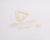 Six porcelain saucers - Women in space 1