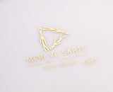 Six porcelain saucers - Women in space 2