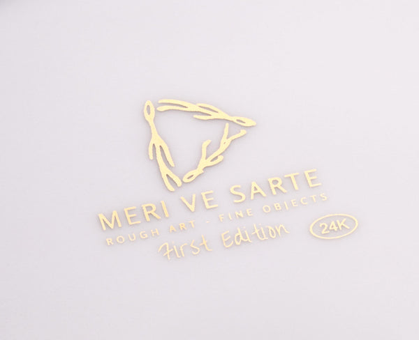 Six porcelain saucers - Women in space 2