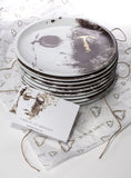 Decorative porcelain plate - Nine beats of memory 9