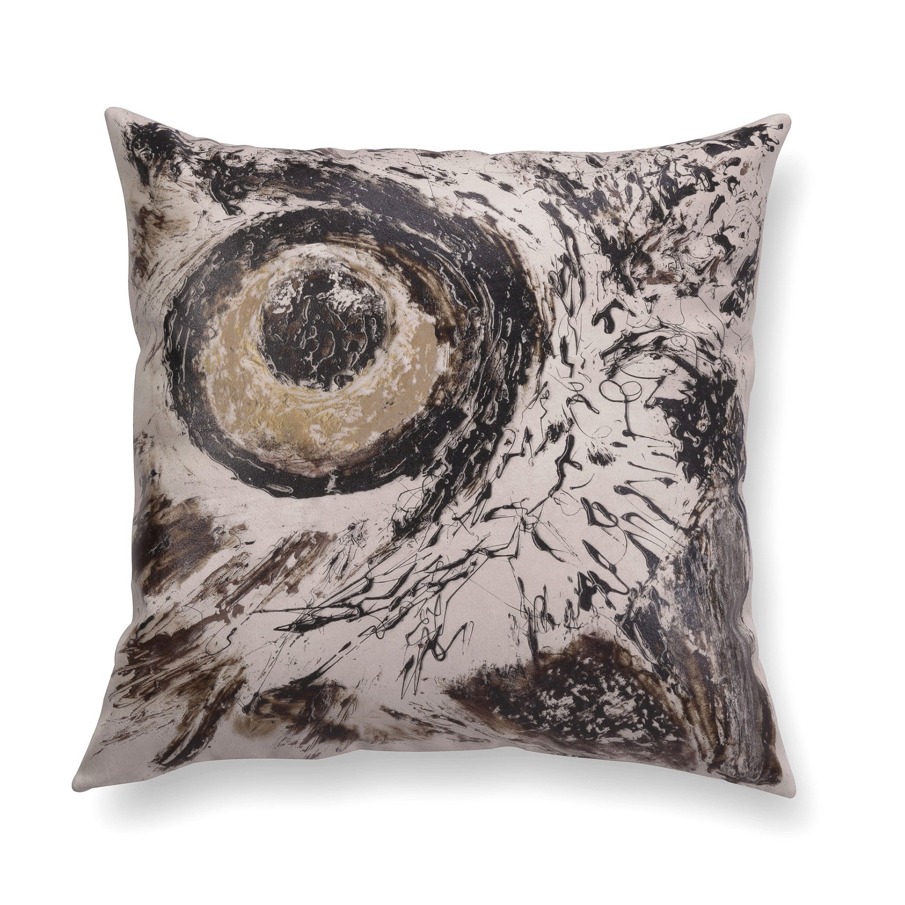 Illustrated contemporary pillow - Gaze 2