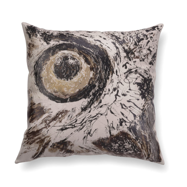 Illustrated contemporary pillow - Gaze 2