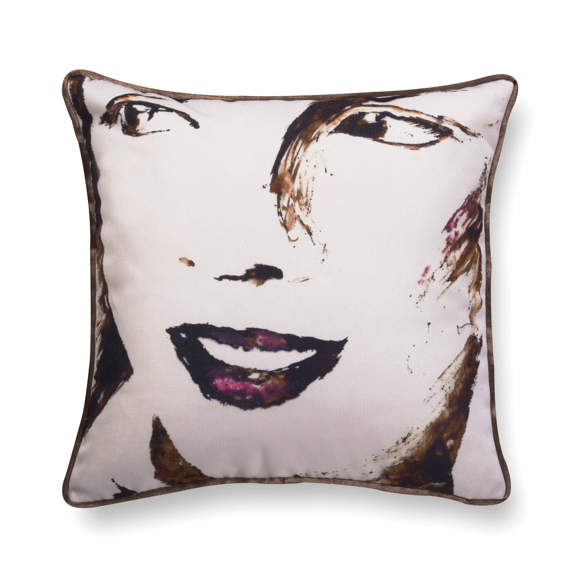 Velvet throw pillow - Big girl 2