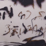 Velvet throw pillow - Enigmatic Script 7