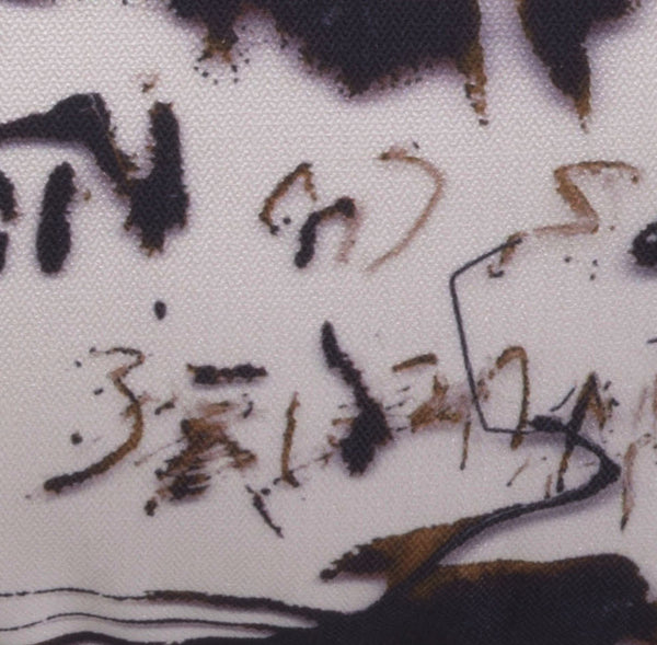 Velvet throw pillow - Enigmatic Script 7