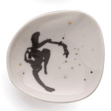 Six porcelain saucers - Women in space 1