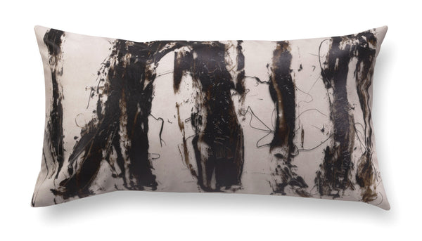 Contemporary rectangle pillow - Enigmatic Script 1