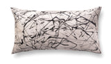 Contemporary rectangle pillow - Enigmatic Script 5