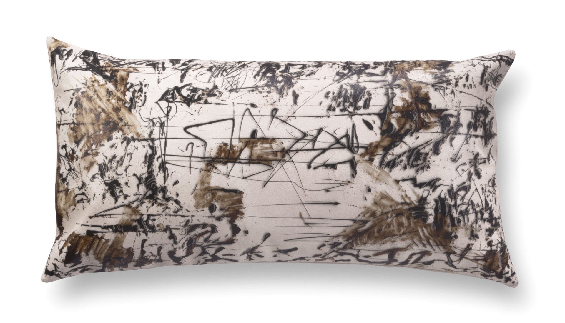 Contemporary rectangle pillow - Enigmatic Script 4