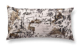 Contemporary rectangle pillow - Enigmatic Script 4