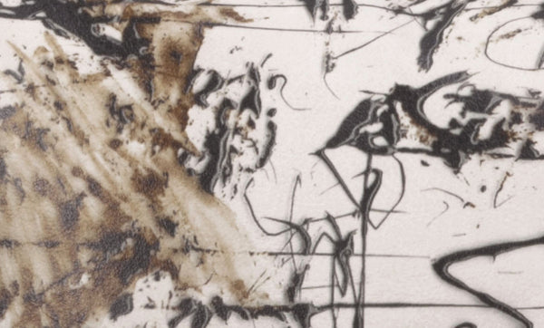 Contemporary rectangle pillow - Enigmatic Script 4