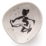 Six porcelain saucers - Women in space 1